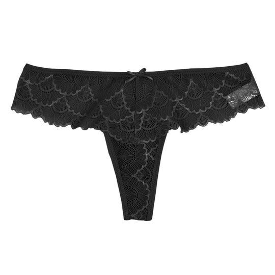 Bow Tied Lace Thong - Choice Selections