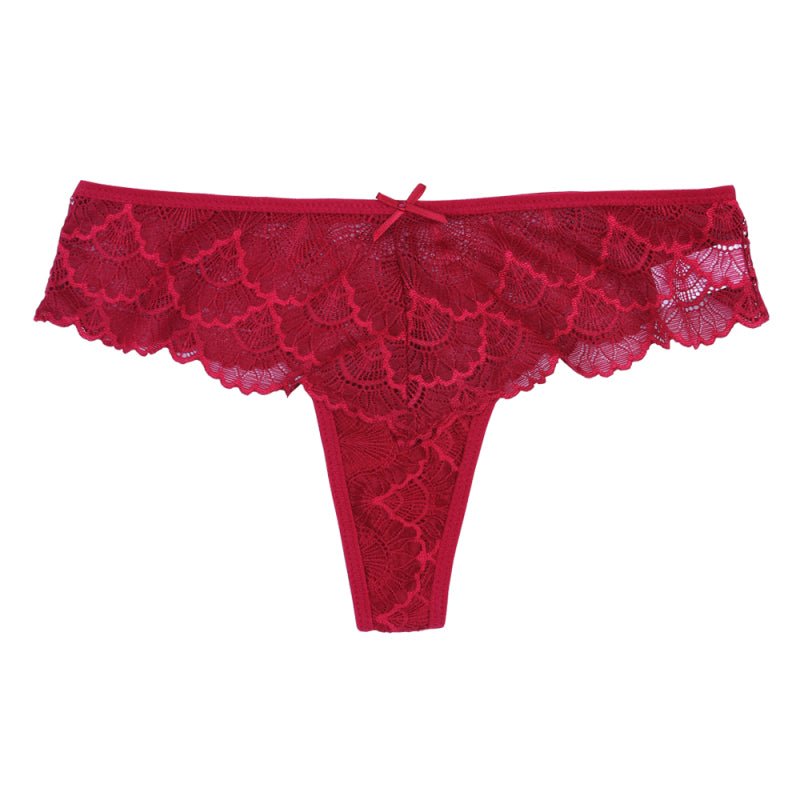 Bow Tied Lace Thong - Choice Selections