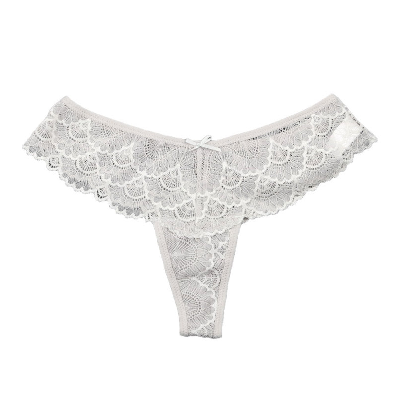 Bow Tied Lace Thong - Choice Selections