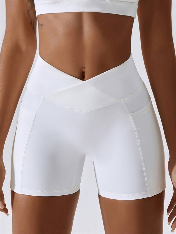 Crossover Waist Active Shorts - Choice SelectionsSport shorts