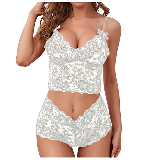 Floral Lace Lingerie Set - Choice SelectionsLingerie