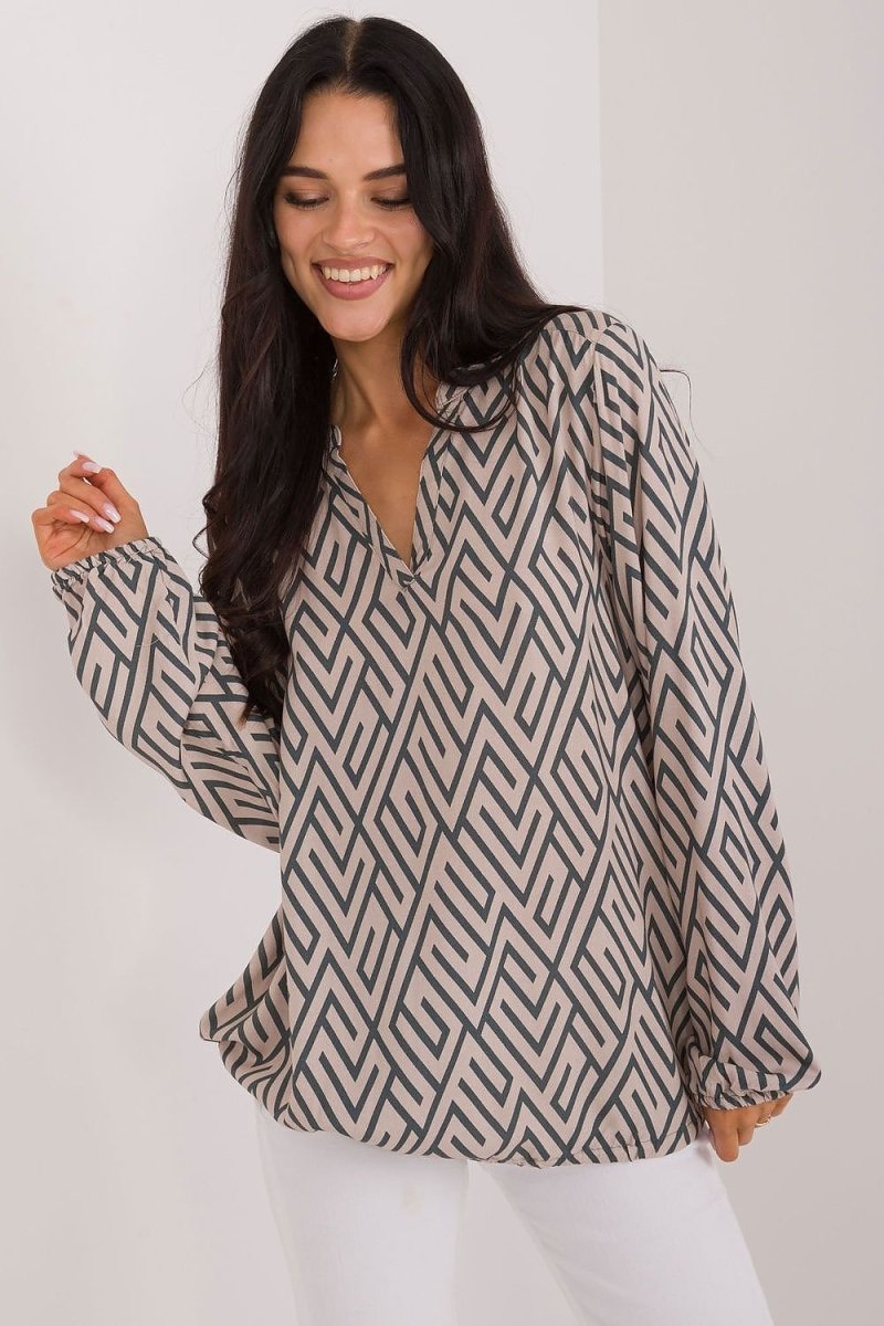 Geo Print Blouse - Choice Selections