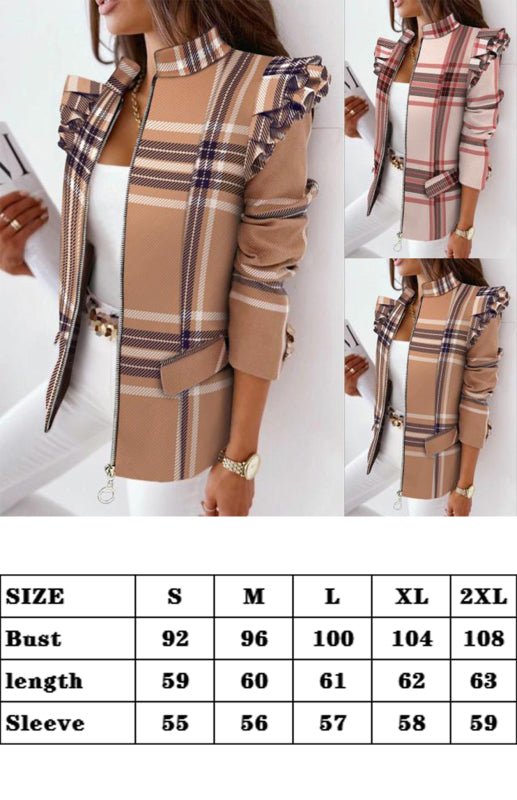 Long Sleeve Printed Coat - Choice Selections