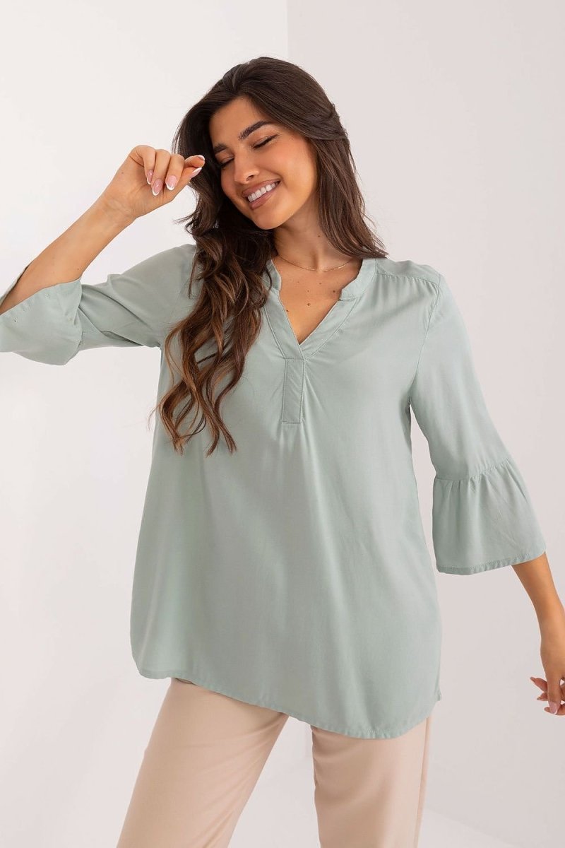 Midday Flow V - Neck Blouse - Choice Selections