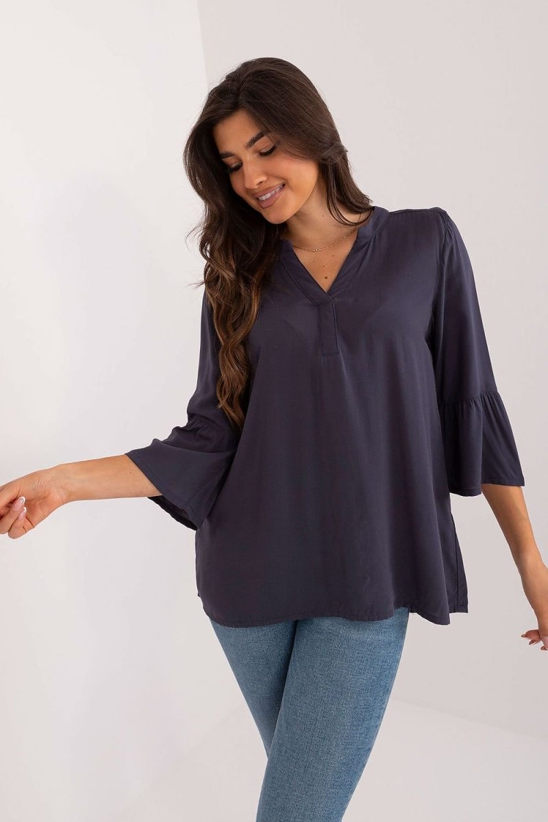 Midday Flow V - Neck Blouse - Choice Selections