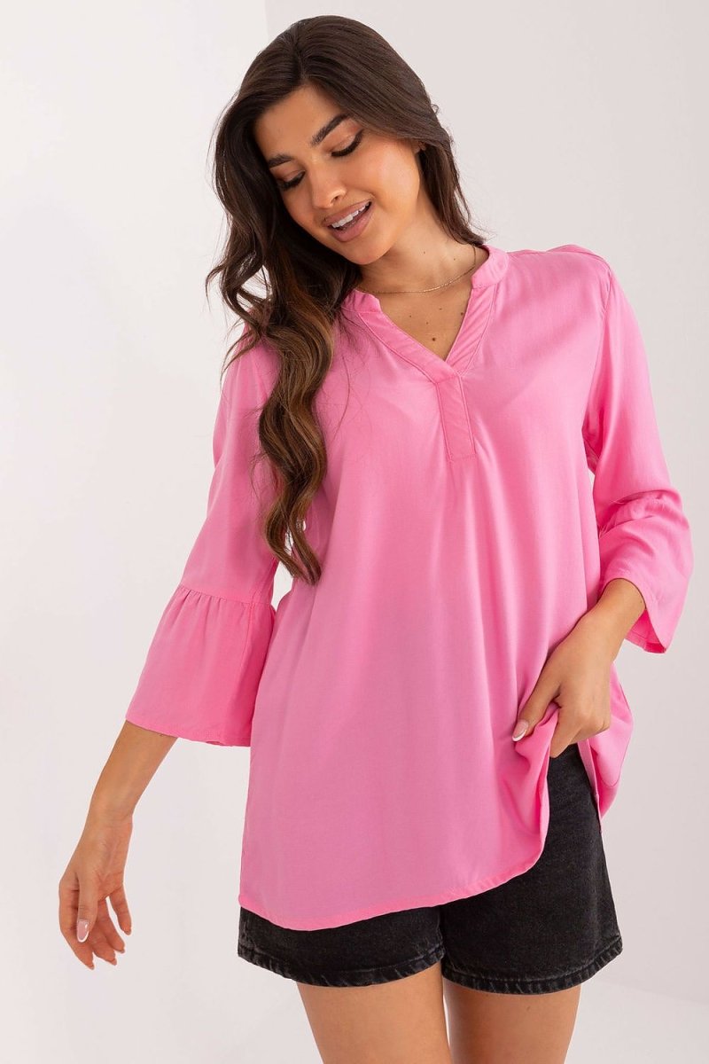 Midday Flow V - Neck Blouse - Choice Selections