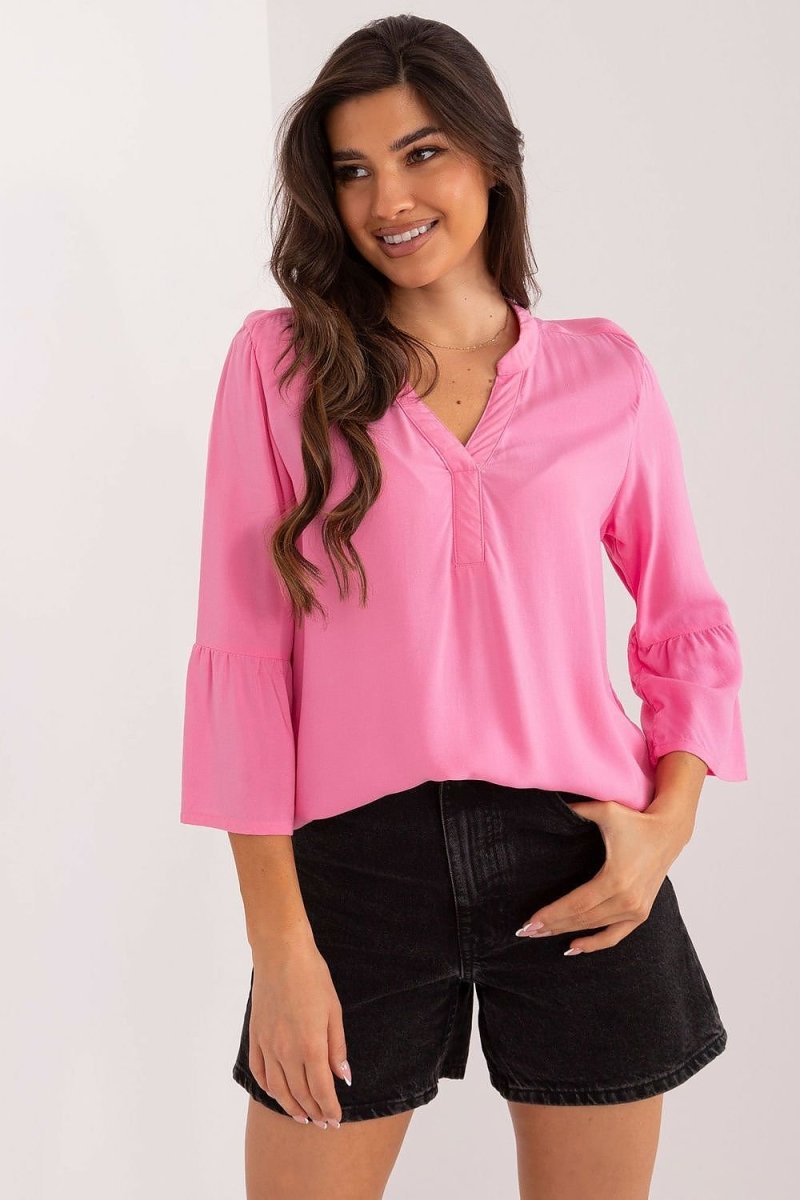 Midday Flow V - Neck Blouse - Choice Selections