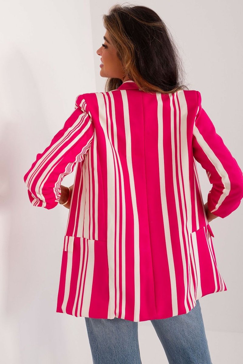 Orchid Stripe Luxe Jacket - Choice Selections