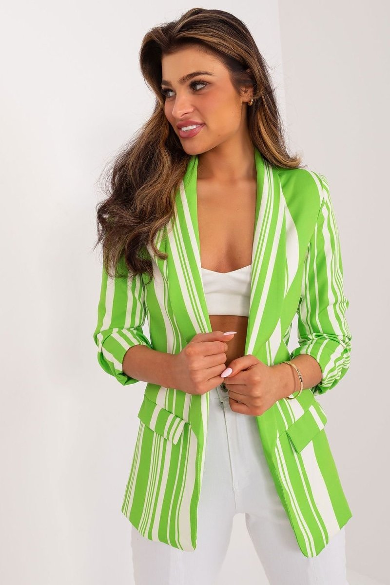 Orchid Stripe Luxe Jacket - Choice Selections