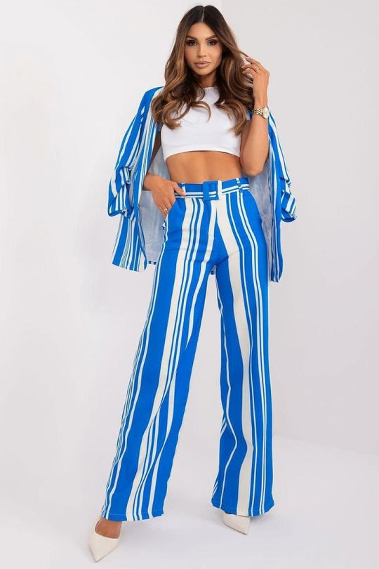 Orchid Stripe Luxe Trousers - Choice Selections