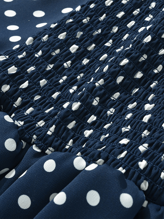 Polka Dot Print Slip Dress - Choice Selections