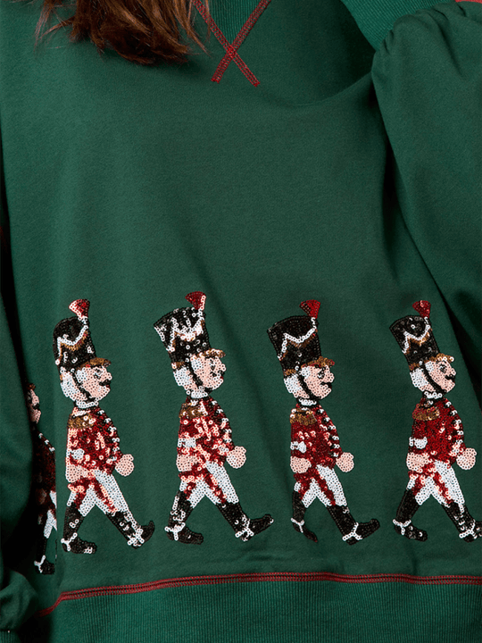 Women's Festive Sequin Soldier Jumper - Choice SelectionsJumper