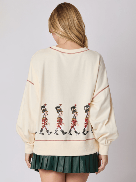 Women's Festive Sequin Soldier Jumper - Choice SelectionsJumper